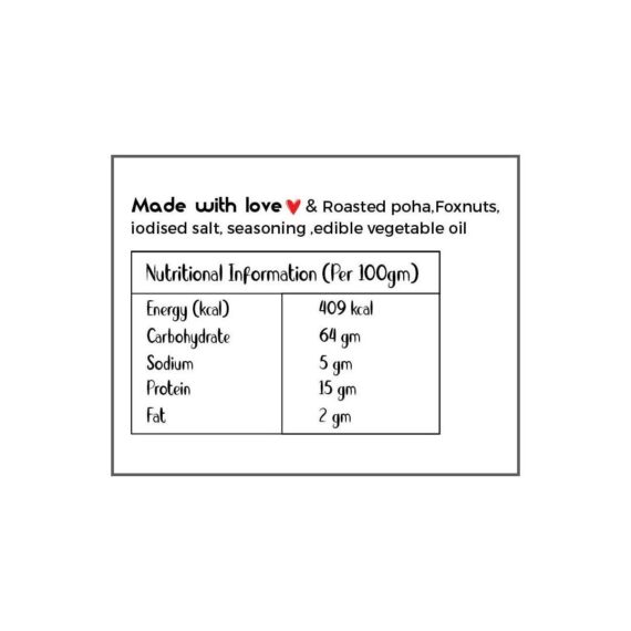 ROASTED MAKHANA CHIVDA (Chatpata)