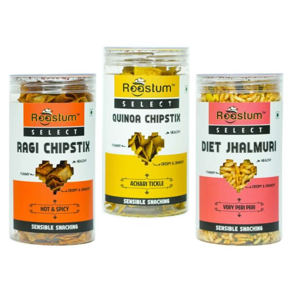 ragi chipstix quinoa chips diet jhalmuri combo 3