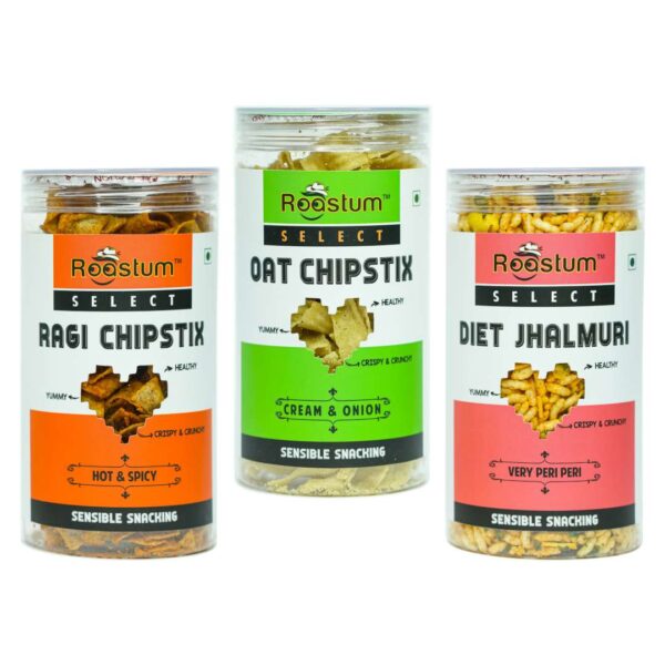 ragi chips oat chips diet jhalmuri combo 3