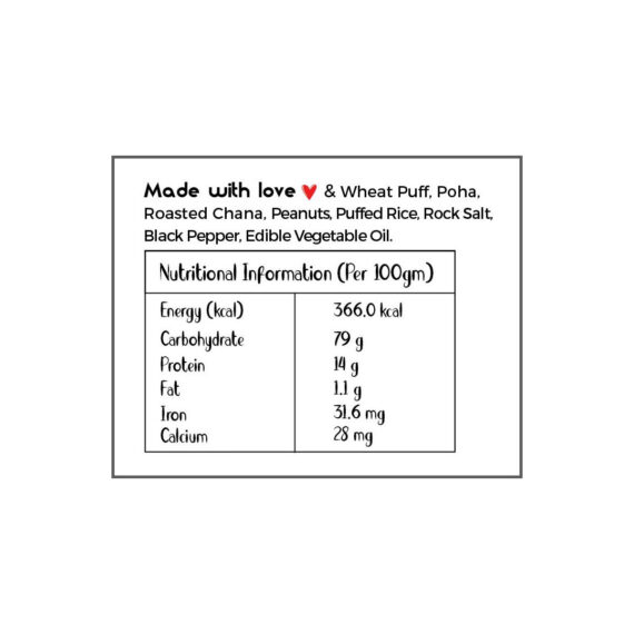 ROASTED WHEAT PUFF MIX (Salt n Pepper)